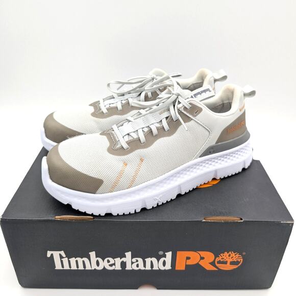 Timberland Pro Setra Low Composite Toe Work Shoes Women's Grey/White US8M EU38.5 - Picture 1 of 14